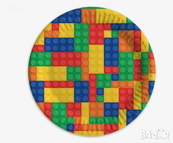  Лего Конструктор блокчета 8 бр големи парти чинии чинийки