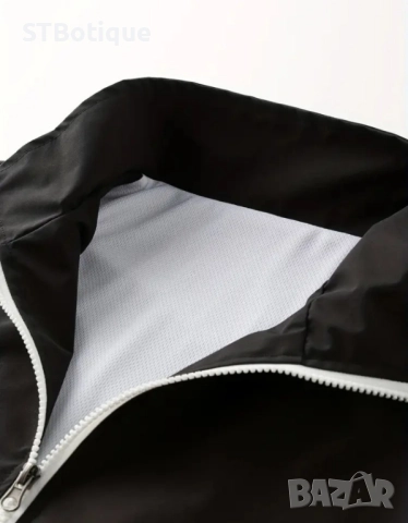 🧥 Мъжко Спортно Яке в Тъмносиньо/ Черно /Зелено в комбинация с Бяло | STBoutique, снимка 3 - Якета - 52207147