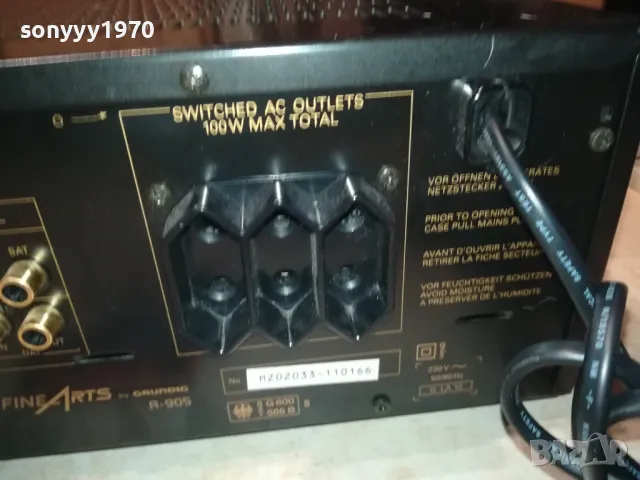 FINE ARTS A-905 STEREO AMPLIFIER-ВНОС SWISS 1402251954, снимка 15 - Ресийвъри, усилватели, смесителни пултове - 49131971