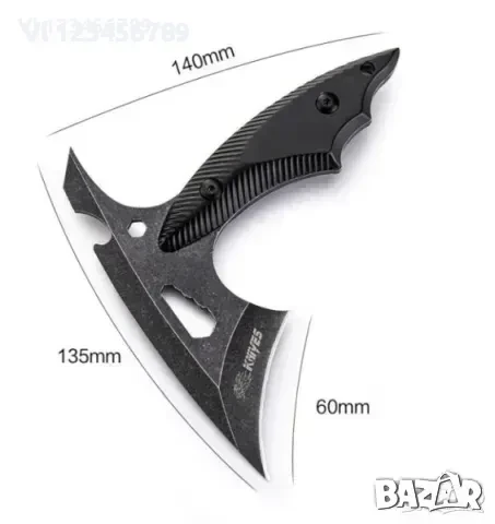 Тактическа малка брадвичка Knives /мини томахавка/ -2 варианта, снимка 4 - Ножове - 50790715