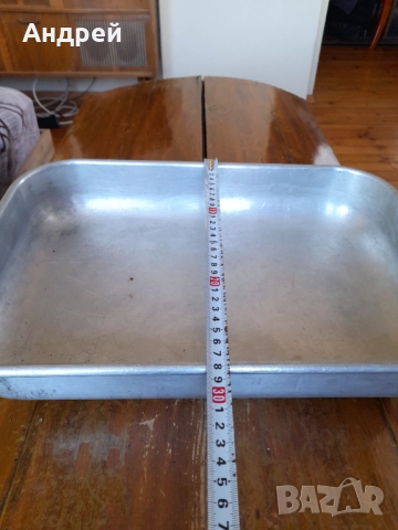 Стара алуминиева тава,тепсия #17, снимка 4 - Антикварни и старинни предмети - 51945514