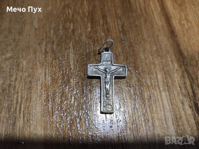 Сребърен кръст , снимка 4 - Колиета, медальони, синджири - 39180146