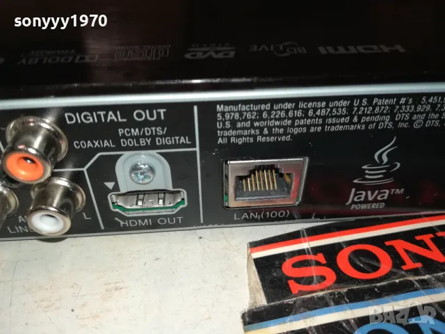 sony BDP-S185 blu-ray player-внос swiss 2605251114, снимка 17 - Плейъри, домашно кино, прожектори - 50428771