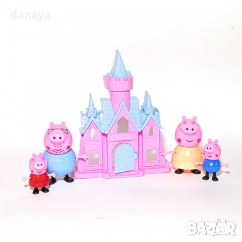 2713 Семейство Пепа Пиг със замък Peppa Pig Family, снимка 2 - Фигурки - 35737774