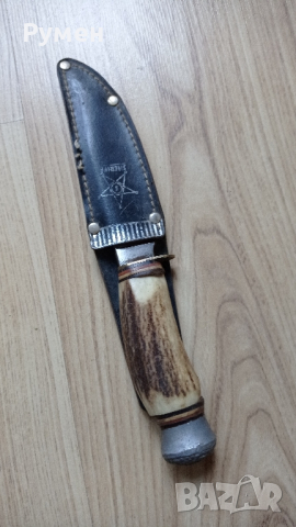 Стар нож Solingen Widdes с дръжка от рог, снимка 9 - Колекции - 44684215