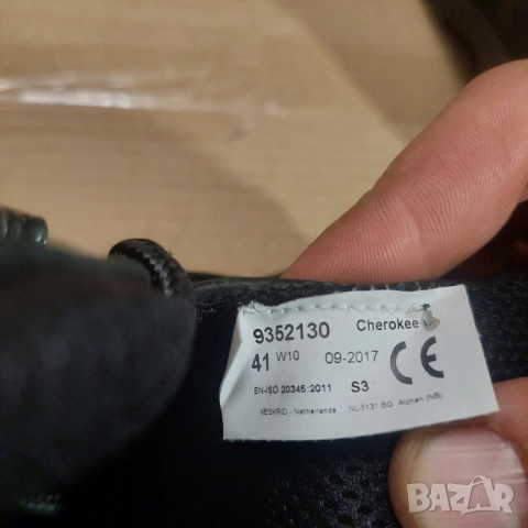 Neskrid Cherokee работни / туристически предпазни обувки S3 размер 40 стоманено бомбе , снимка 2 - Други - 52325452