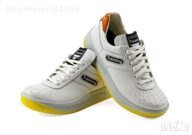 Дамски ортопедични истински кожени маратонки Training , снимка 2 - Маратонки - 41833498