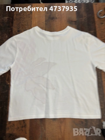 Бяла тениска,mango, снимка 3 - Тениски - 53478760