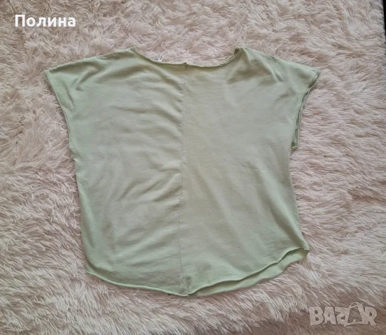 Дамска тениска с щампа, размер XS, 100% памук, снимка 4 - Тениски - 56007083