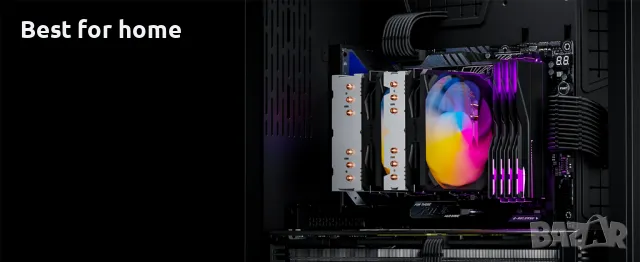 upHere ARGB високоефективен въздушен охладител на процесора, снимка 7 - Други - 49231429