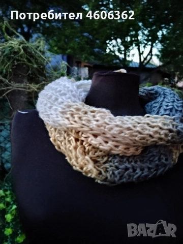 ръчно изработени шалове, снимка 2 - Шалове - 52116902