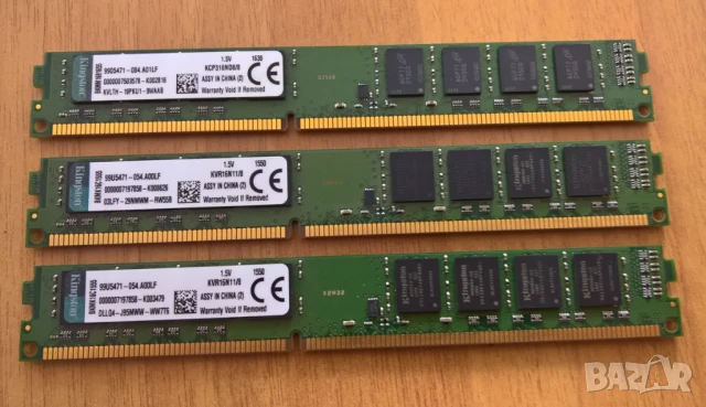 RAM памети DDR3 12800 1600Mhz за настолен компютър