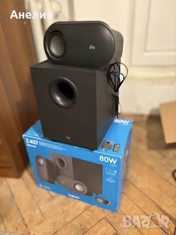 Аудиосистема Logitech Z407, 80W, 2.1, черна, снимка 5 - Аудиосистеми - 56167515