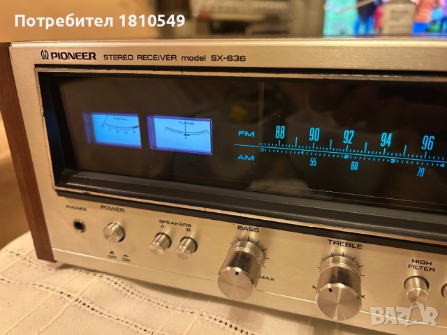 Pioneer SX-636, снимка 3 - Ресийвъри, усилватели, смесителни пултове - 51464156