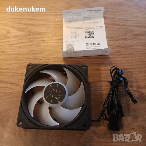 ARGB вентилатор TL-P9-S 92 mm – PWM, тих, 2200 RPM, снимка 7 - Други - 53256825