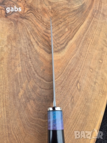 Ловен нож дамаска стомана LN423, снимка 9 - Ножове - 52325007