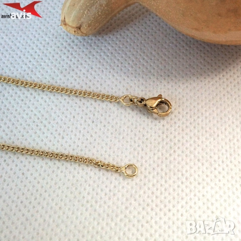 Синджир с 14К златно покритие 254554, снимка 2 - Колиета, медальони, синджири - 52771110