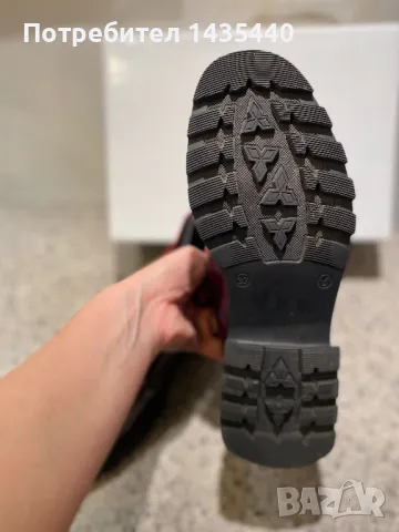 Обувки в цвят бордо, снимка 4 - Дамски ежедневни обувки - 49833252