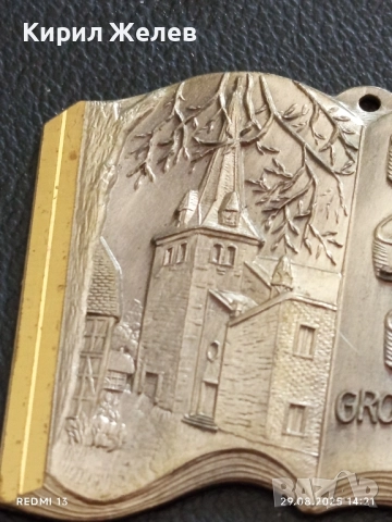 Стар медал 1150г. От създаването на ГРОС ЛАФЕРДЕ 1975г. за КОЛЕКЦИЯ 27884, снимка 2 - Антикварни и старинни предмети - 51534004