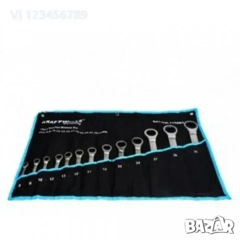 Звездогаечни тресчотни ключове KraftWelle 8-32мм (13 бр)