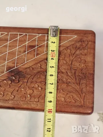 дървена кутия за бижута дърворезба 7/5, снимка 9 - Антикварни и старинни предмети - 49867917