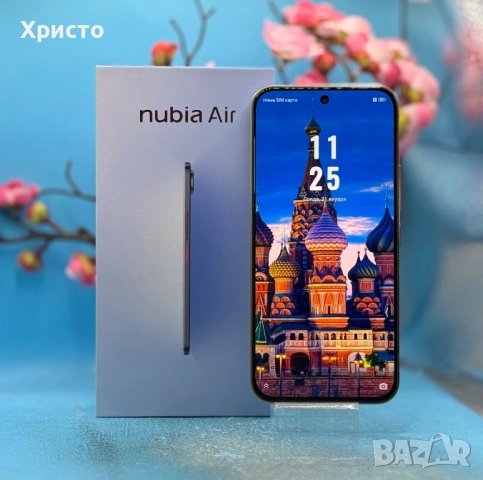 Смартфон ZTE nubia AIR, Dual SIM, 8GB, 256GB, 5G, Titanium Desert  