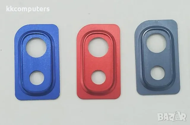 Рамка + Стъкло камера за Samsung A10 (A105) /Син/ Баркод : 114664