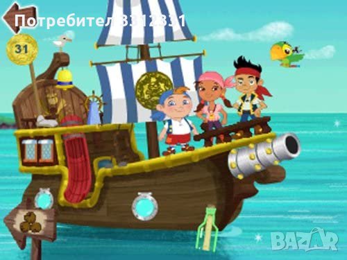 Математика 3-5г. с LeapFrog Explorer Game: Disney Jake and the Never Land Pirates , снимка 5 - Образователни игри - 35864963