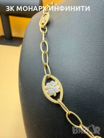 Златен ланец /585/, снимка 5 - Колиета, медальони, синджири - 53489621