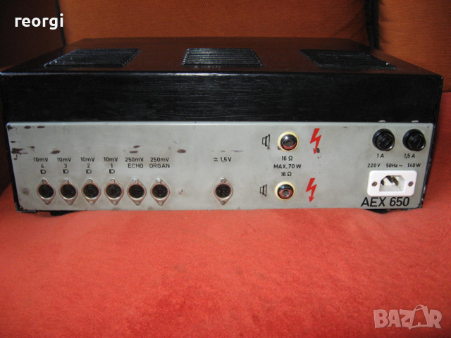 Лампов усилвател БЕАГ-АЕХ-650--70 вата, снимка 12 - Ресийвъри, усилватели, смесителни пултове - 36231047