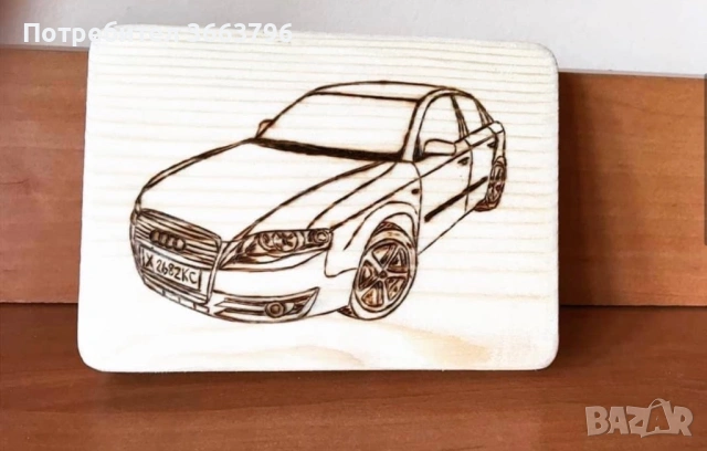 Ръчно изработена пирография, снимка 5 - Декорация за дома - 53611574