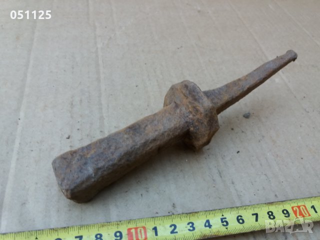 възрожденска подвижна наковалня за кепане на коси , снимка 3 - Антикварни и старинни предмети - 35908000