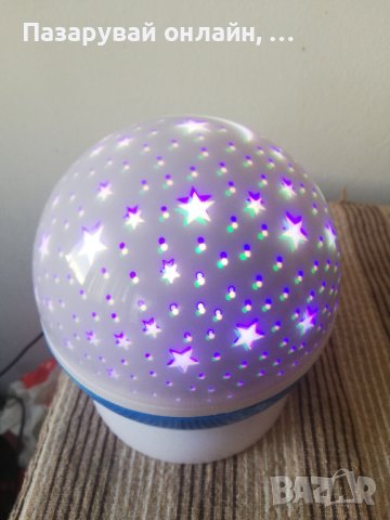 Мини въртяща се LED диско топка в различни цветове, снимка 4 - Друга електроника - 41938387