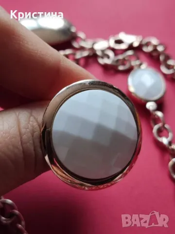 Луксозен Италиански сребърен комплект , снимка 5 - Бижутерийни комплекти - 48344775