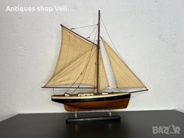 Колекционерски модел на ветроходна лодка №5131 , снимка 3 - Антикварни и старинни предмети - 44509608