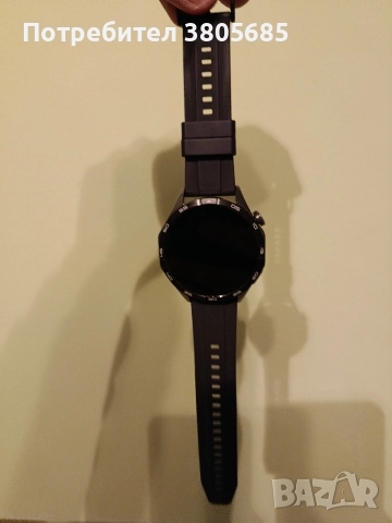 HUAWEI WATCH GT 4, BLACK, Black Fluoroelastomer Strap, 46 MM, PNX-B19, снимка 4 - Смарт часовници - 52670845