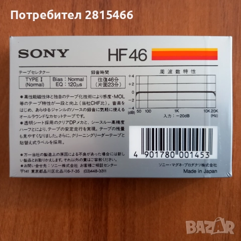 Лот 5бр. НОВИ аудио касети/ касетки SONY, снимка 10 - Декове - 47988067