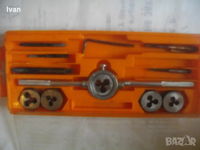 MEISTER НЕМСКИ ОРИГИНАЛЕН НЕПЪЛЕН КОМПЛЕКТ РЕЗБОНАРЕЗНИ МЕТЧИЦИ И ПЛАШКИ М3-М12, снимка 9 - Други инструменти - 48912035