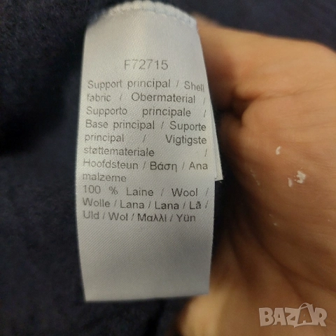 оригинален Винтидж вълнен пуловер Lacoste от 2000-те ,размер XS-S, снимка 5 - Пуловери - 52439286