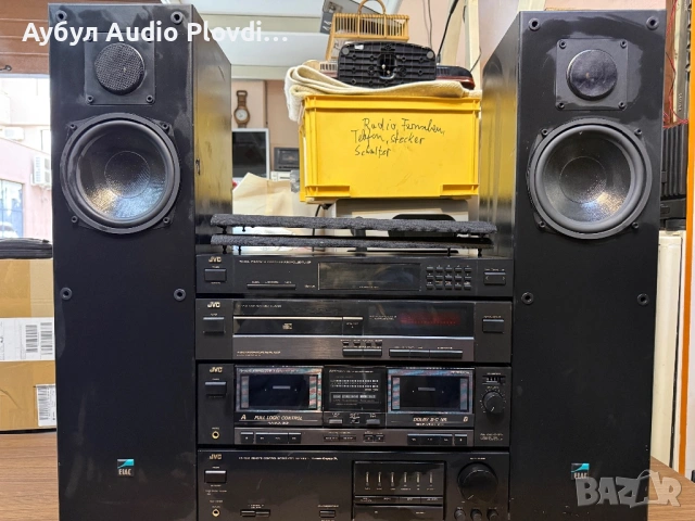 Аудио Система JVC AX-R332BK  Elac EL-91S Тонколони , снимка 3 - Аудиосистеми - 53022545