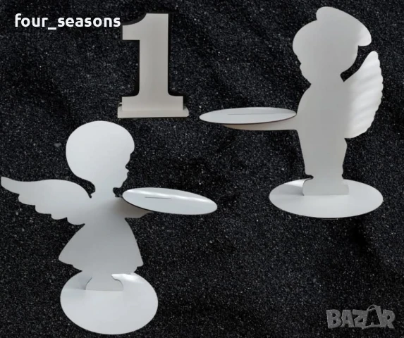 Голяма цифра, Ангел със стойка за поднос , снимка 1