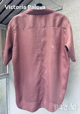 Ленена риза EDITH KUMAR CASUAL VINTAGE , снимка 11 - Ризи - 47294614