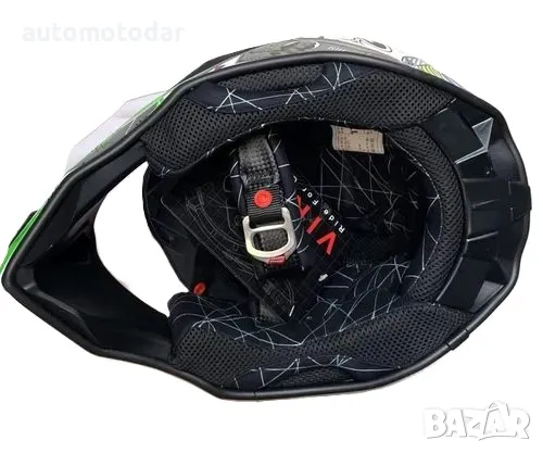 Каска мото крос ендуро атв, снимка 5 - Аксесоари и консумативи - 48820871