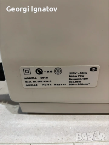 Шевна машина Privileg 5010, снимка 5 - Шевни машини - 53134444