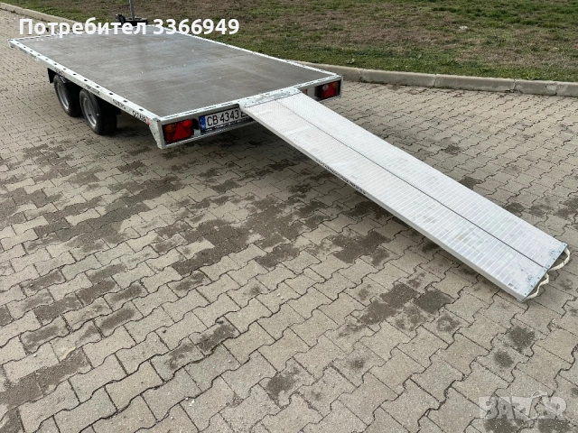 Ремарке за UTV под наем / 3.90м X 2.05м, снимка 5 - Ремаркета - 52595582