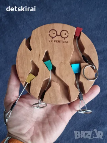 Стенен ключодържател със 4 метални заклинващи ключодържатели, снимка 13 - Пана - 47638263