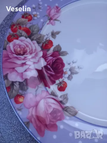 Чинии за торта- костен порцелан Lancaster , снимка 3 - Чинии - 48002211