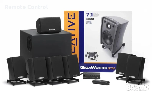 Дистанционно CREATIVE GIGAWORKS S750 (SPEAKER SYSTEM), снимка 4 - Аудиосистеми - 52712418