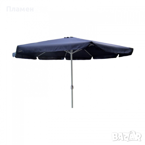 Градински чадър Merida 292 см. диаметър 8 спици и страни . Цвят СИН, снимка 11 - Други инструменти - 18482555