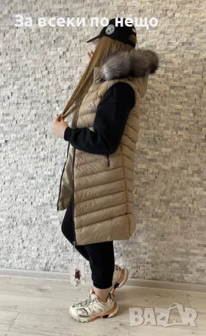 Дамски дълъг елек Moncler - 2 налични цвята Код D1087, снимка 3 - Елеци - 47413521